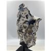 Image 7 : 7 INCH BLACK AND WHITE NATURAL FORMATION AGATE SLICE