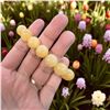 Image 3 : Yellow Honey Calcite Bracelet 12mm