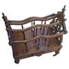 Image 1 : Wooden Canterbury Magazine Rack with Drawer