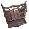 Image 2 : Wooden Canterbury Magazine Rack with Drawer