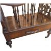 Image 3 : Wooden Canterbury Magazine Rack with Drawer
