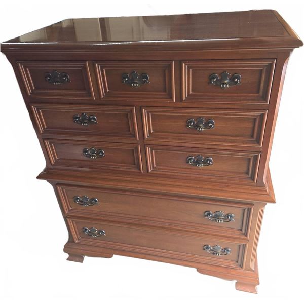 Solid Cherry Nine-Drawer Chest