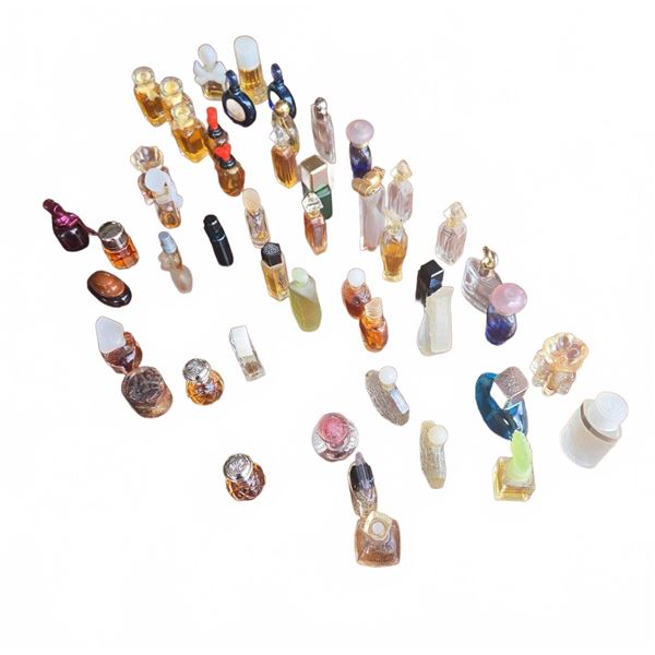40 Miniature Perfume Bottles