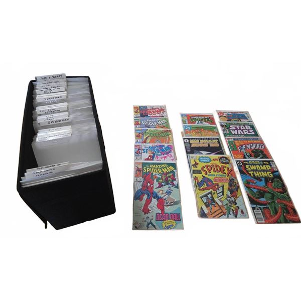 Comic Book Collection With Box