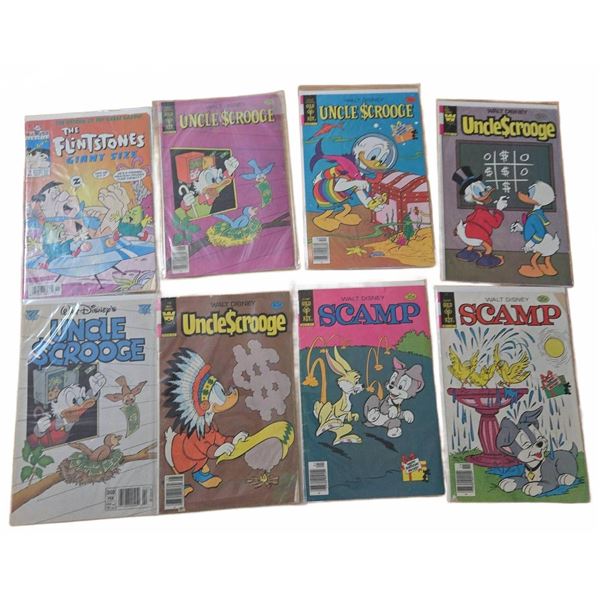 8 Walt Disney and Flintstones Comics