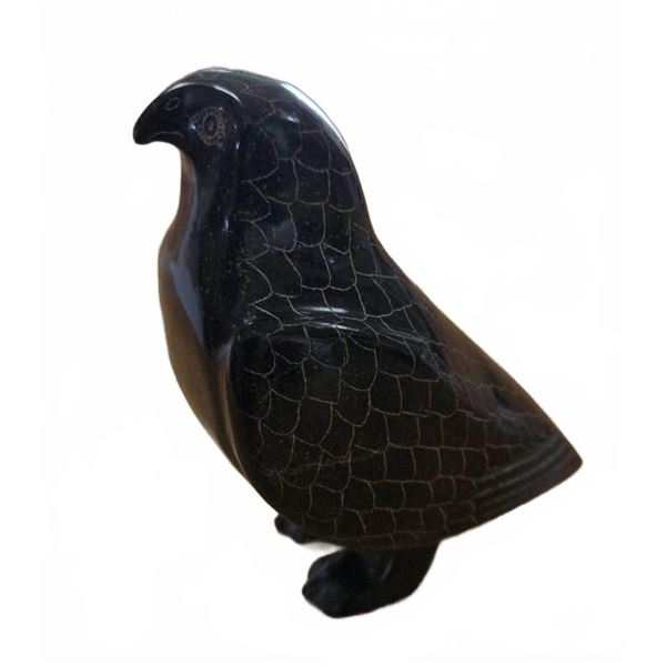 Adla Korgak Carved Stone Bird Sculpture, 5 in