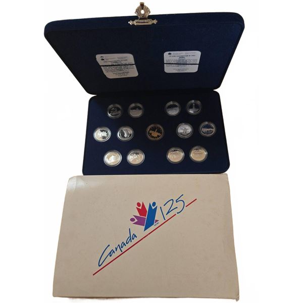 Canada 125th Anniversary 1992 Quarter Set