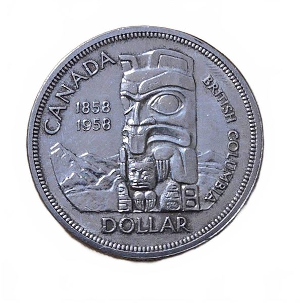 1958 Canada British Columbia Dollar