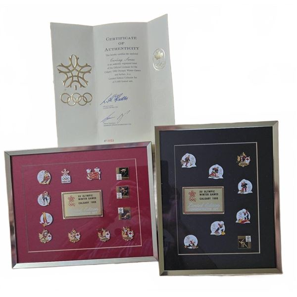 1988 Calgary Olympics Pin Commemorative Sets