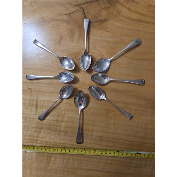 8 Sterling Silver Teaspoons
