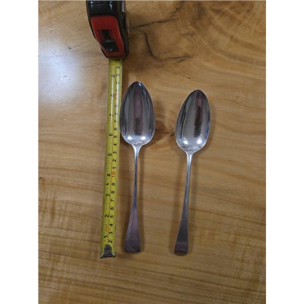 Sterling Silver Serving Spoons, 2 Pieces