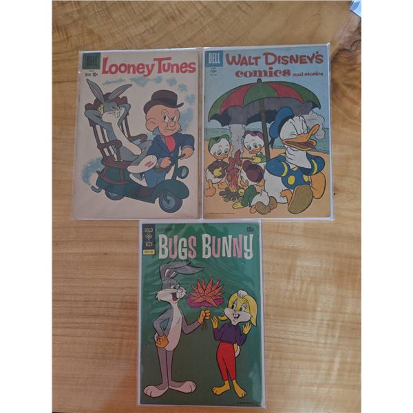3 Classic Cartoon Comic Books