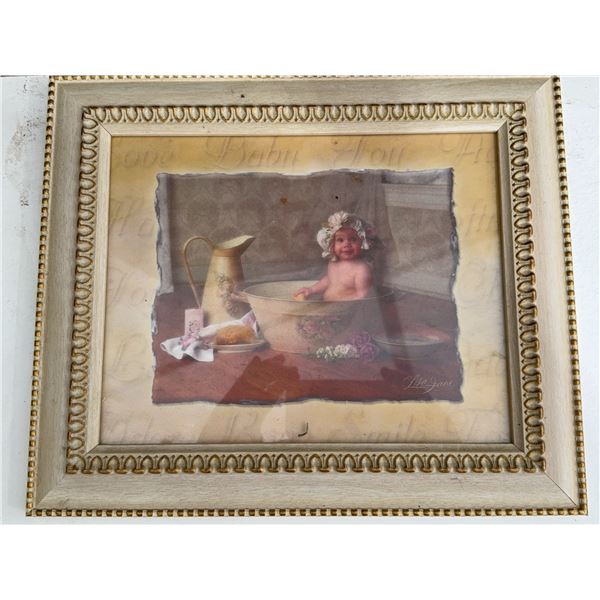 Delta Graphics Framed Art Print with Cherub, 11x13 Inches