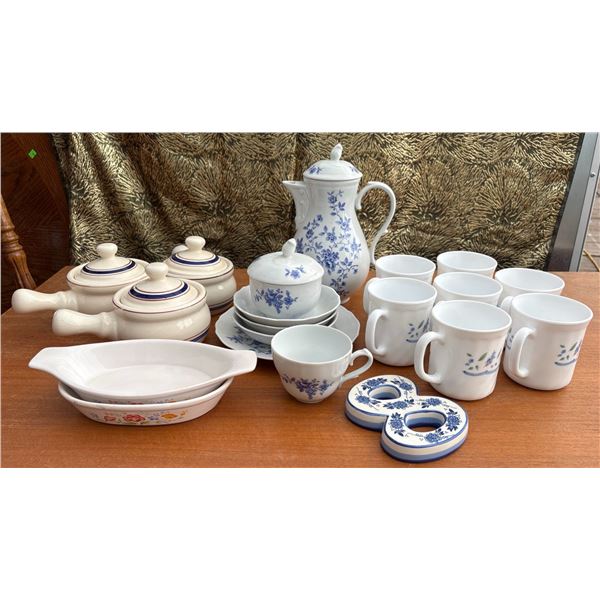 Porcelain and Ceramic Tableware Including Tirschenreuth Bavaria and Northland Japan