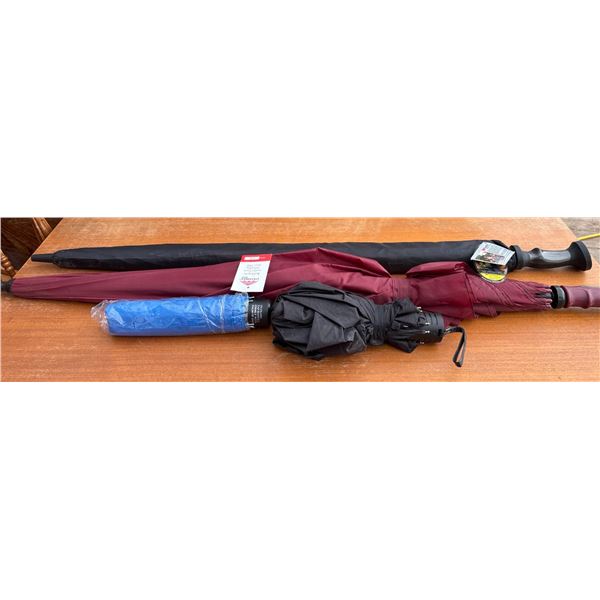 Umbrella Lot Including StrombergBrand, Large and Compact Models