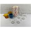 Image 1 : Assorted M/C glassware & pottery