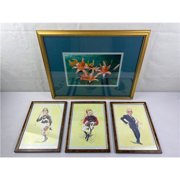 Lot of framed wall art