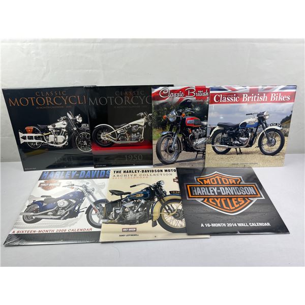 Motorcycle wall calendars