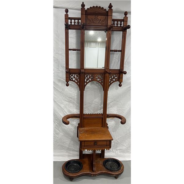 antique hall stand
