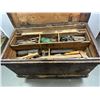 Image 1 : wooden trunk/antique planes