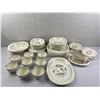 Image 1 : Set of MCM Royal Swan "Flamingo" china