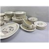 Image 3 : Set of MCM Royal Swan "Flamingo" china