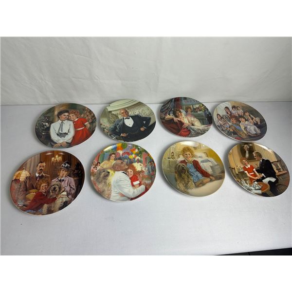 8 BRADFORD EXCHANGE COLLECTOR PLATES