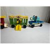 Image 2 : 12 PIECES FISHER PRICE 1970'S TRAIN - WORKS
