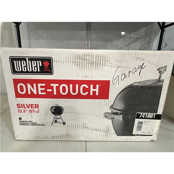 WEBER ONE TOUCH SIVLER BBQ - NEW IN BOX