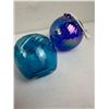Image 3 : Vintage Handmade Blue Art Glass decor