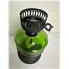 Image 3 : Vintage Green Glass Oil Lamp
