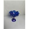 Image 2 : Vintage Fenton Persian Medallion Carnival Glass Ruffled Compote