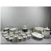 Image 1 : NORITAKE Rose Memento (Pattern 4728) fine porcelain dish set with serving pieces