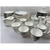 Image 3 : NORITAKE Rose Memento (Pattern 4728) fine porcelain dish set with serving pieces