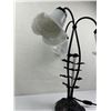 Image 2 : Tiffany-style Art Nouveau 3-Light Pond Lily Table Lamp