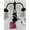 Image 3 : Tiffany-style Art Nouveau 3-Light Pond Lily Table Lamp
