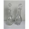 Image 1 : Vintage Crystal Decanters with Stoppers