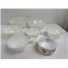 Image 1 : Vintage Anchor Hocking Fire-King Milk Glass Bowls