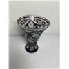 Image 2 : Amethyst Cut-to-Clear Crystal Vase