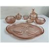 Image 1 : Collection of Vintage Pink Depression Glass