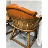Image 6 : Vintage Romweber Viking Oak Barrel Back Chairs
