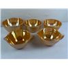 Image 1 : Vintage Fire-King Peach Luster Large Bowls