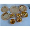 Image 2 : Vintage Fire-King Peach Lustre Swirl Dishware