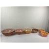 Image 3 : Vintage PYREX "Autumn Rainbow" Nesting Mixing Bowls (6)