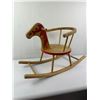 Image 1 : Vintage 1950s European Wood Rocking Horse for Toddlers