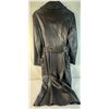 Image 2 : Long Black Leather Coat