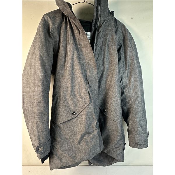 Helly Hansen Charcoal-Grey Winter Jacket with attached hood