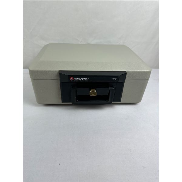SentrySafe 1100 Fire Resistance Insulated Security Box with key