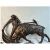 Image 2 : Vintage 1968 CopperCraft Guild Wall Hangings - Matador & Bull, Cowboy on Bucking Horse, Sleigh Ride 
