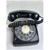 Image 3 : 2 Vintage Northern Electric Model 2500 Cream Push-Button Desk Telephone & Black Rotary Desk Telephon